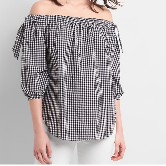 GAP Black and White Checkered Top - Picture 11 of 11